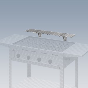 Aufpreis: Edelstahl-Warmhalterost (4er Breite)