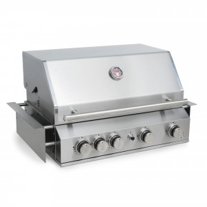 Edelstahl-Gasgrill Grandfort 4B Built-In