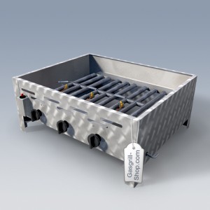 Gasgrill 3-flammig (13,5 kW - Basis: 4,5 kW)