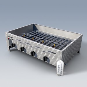 Gasgrill 4-flammig (18 kW - Basis: 4,5 kW)